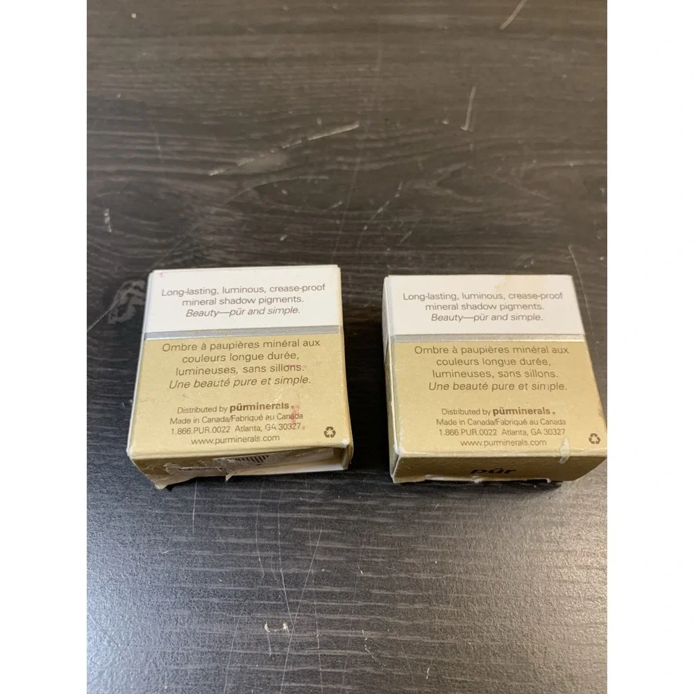 PUR Colour Purminerals Shadow eyeshadow Midnight Jade Onyx Set Of 2 NIB‎ .08oz